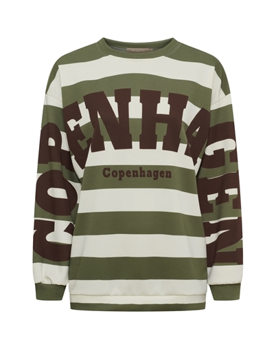 Marta du Chateau - MdcNerina Sweatshirt - Military/ Moro
